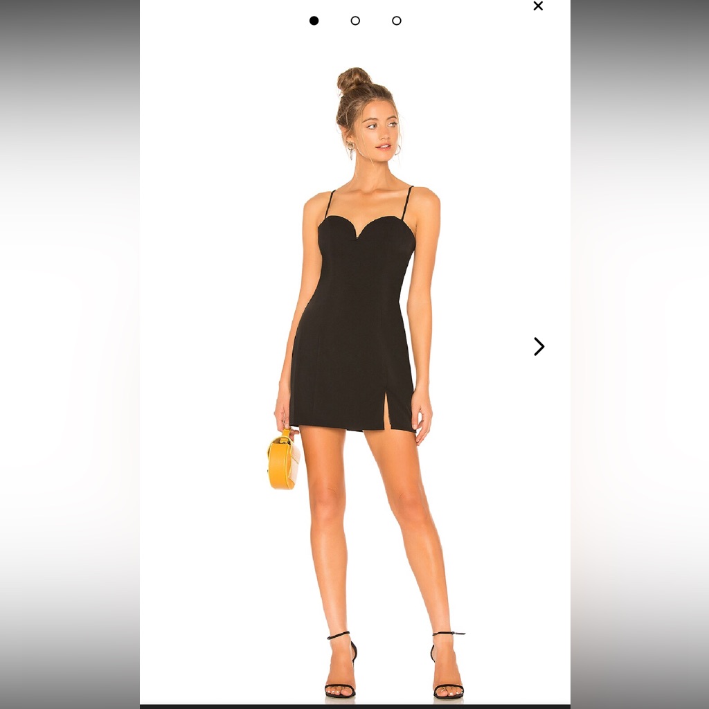 Lovers & Friends Little Black Dress With Sweetheart Neckline - New